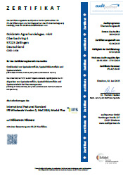 IFS Zertifikat